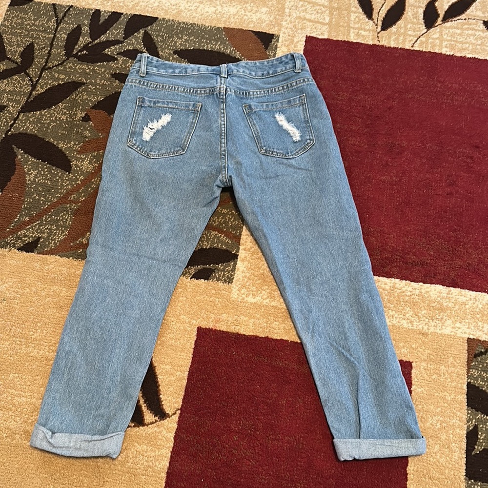 Blue Ripped Jeans - Picture 4 of 12